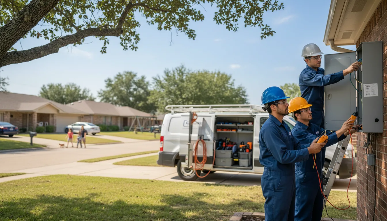 Certified electrician providing emergency electrical services in Eagle, NE